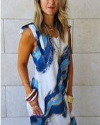 Smeralda Tie Shoulder Dress