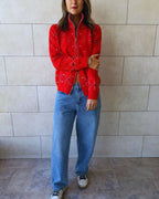 Rouge Bandana Double Zip Up