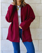 Burgundy Cool Weather Zip Up