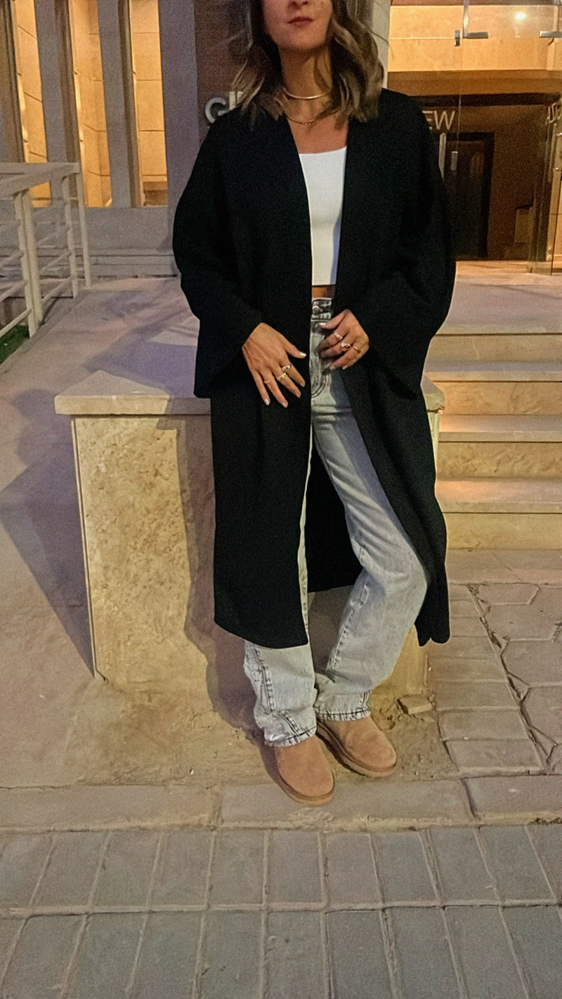 Black Cozy Cardi