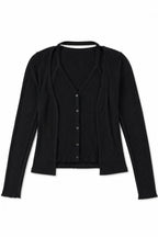 Black Two In One Top