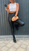 Frillu Leather Signature Fit Leggings