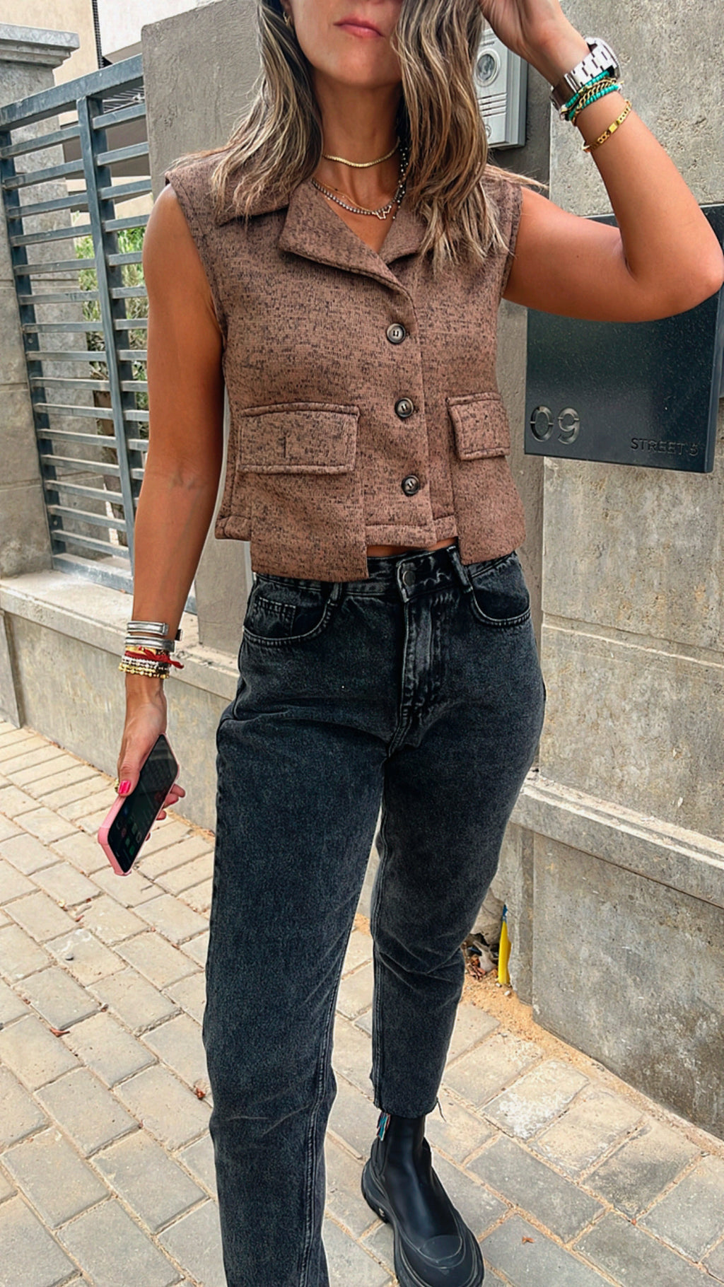 Cafe Cozy Cargo Vest