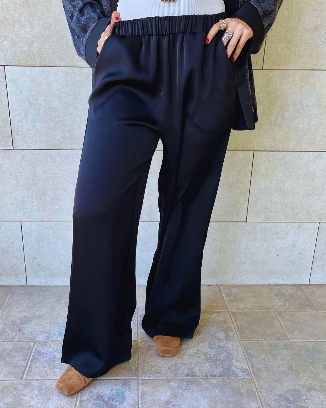 Black Between Moments Pants