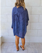 Blue Wild Riviera Poncho