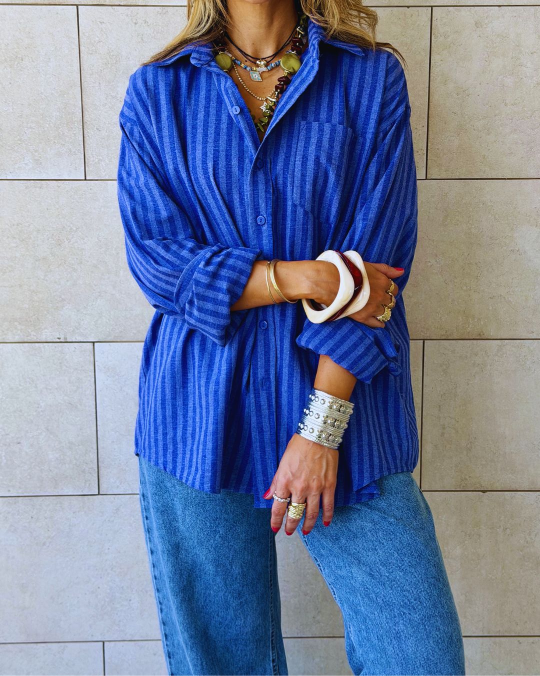 Sapphire Stripe Shirt