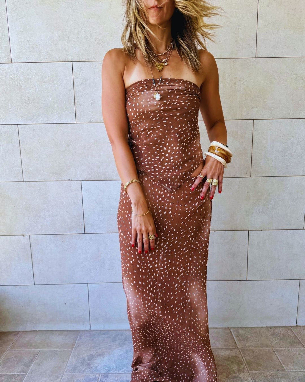 Bambi Mocha Rio Skirt