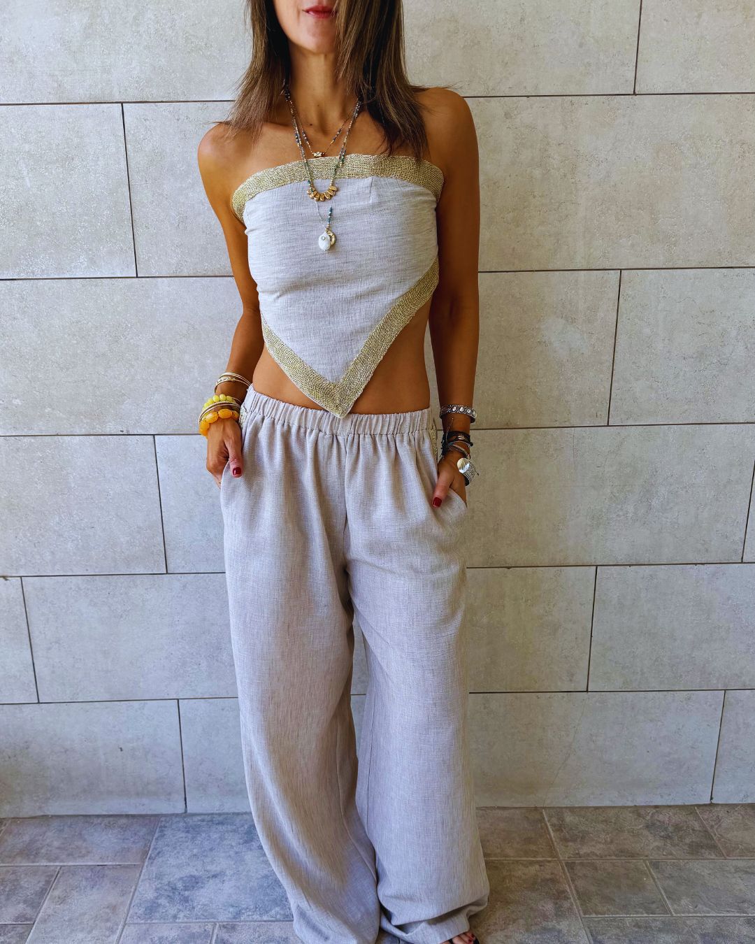 Golden Edge Pants