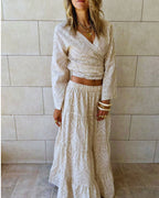 Santorini Sands Maxi Skirt