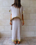Golden Edge Cropped Shirt
