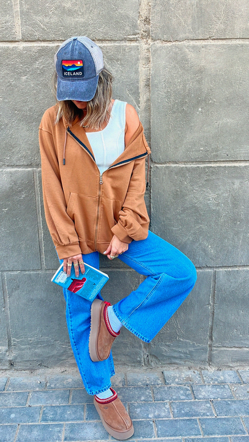 The Camel Zip Up Hoodie