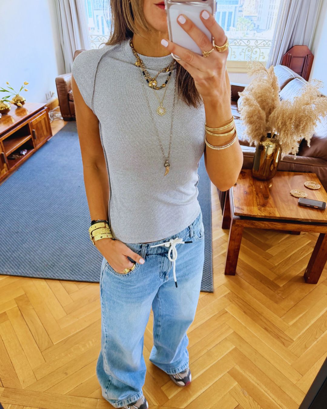 Grey 140 Contour Tee