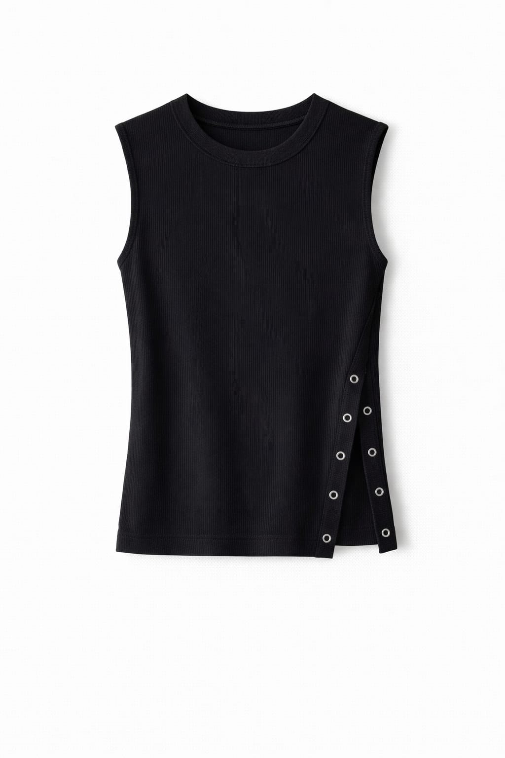 Black 140 Soft Snap Top