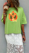 Papaya Playa High Low Tee