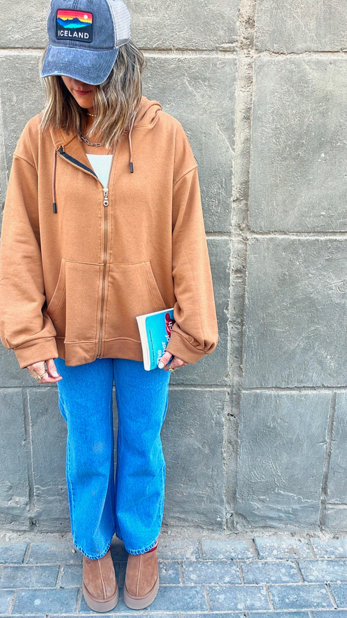 The Camel Zip Up Hoodie