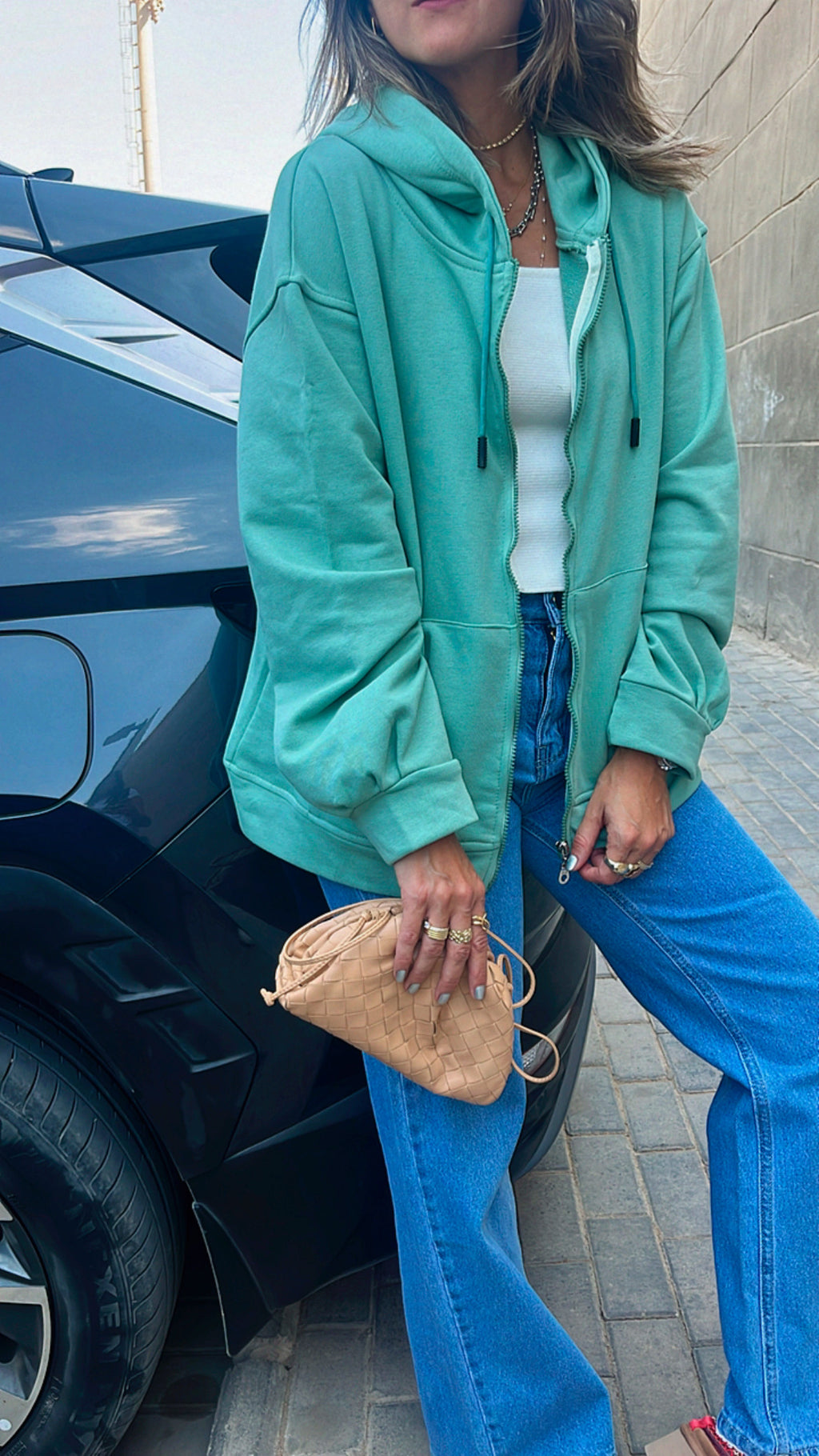 The Mint Zip Up Hoodie