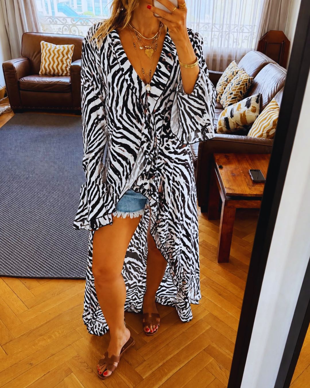 Untamed Jungle Ruffle Dress