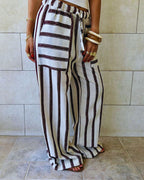 Café Stripe Pants
