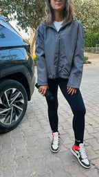 Grey Waterproof Adjustable Jacket