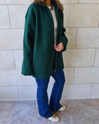 Green Cool Weather Zip Up