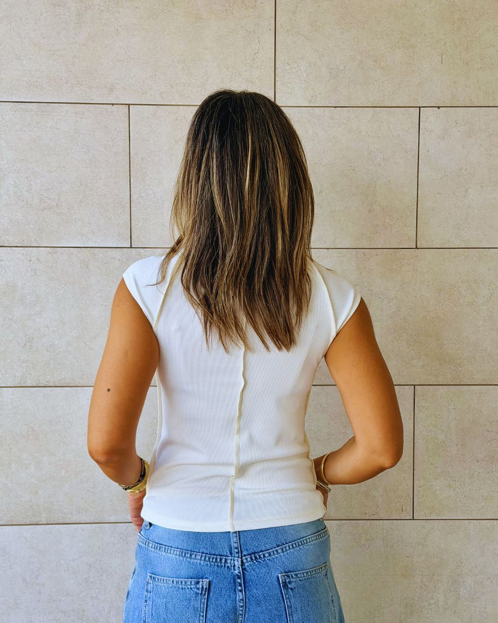 White 140 Contour Tee