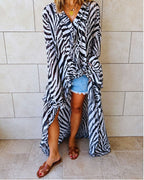 Untamed Jungle Ruffle Dress