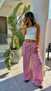 Fuchsia Fisherman Pants