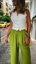 Lime Essential Linen Pants