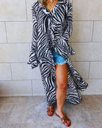 Untamed Jungle Ruffle Dress