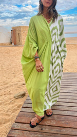 Lime Double Fun Kaftan