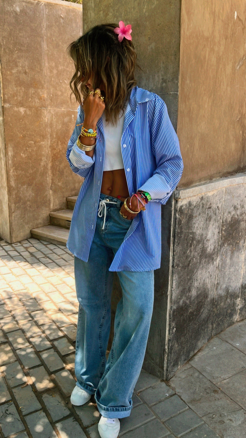 PREORDER Light Blue Rope Denim jeans