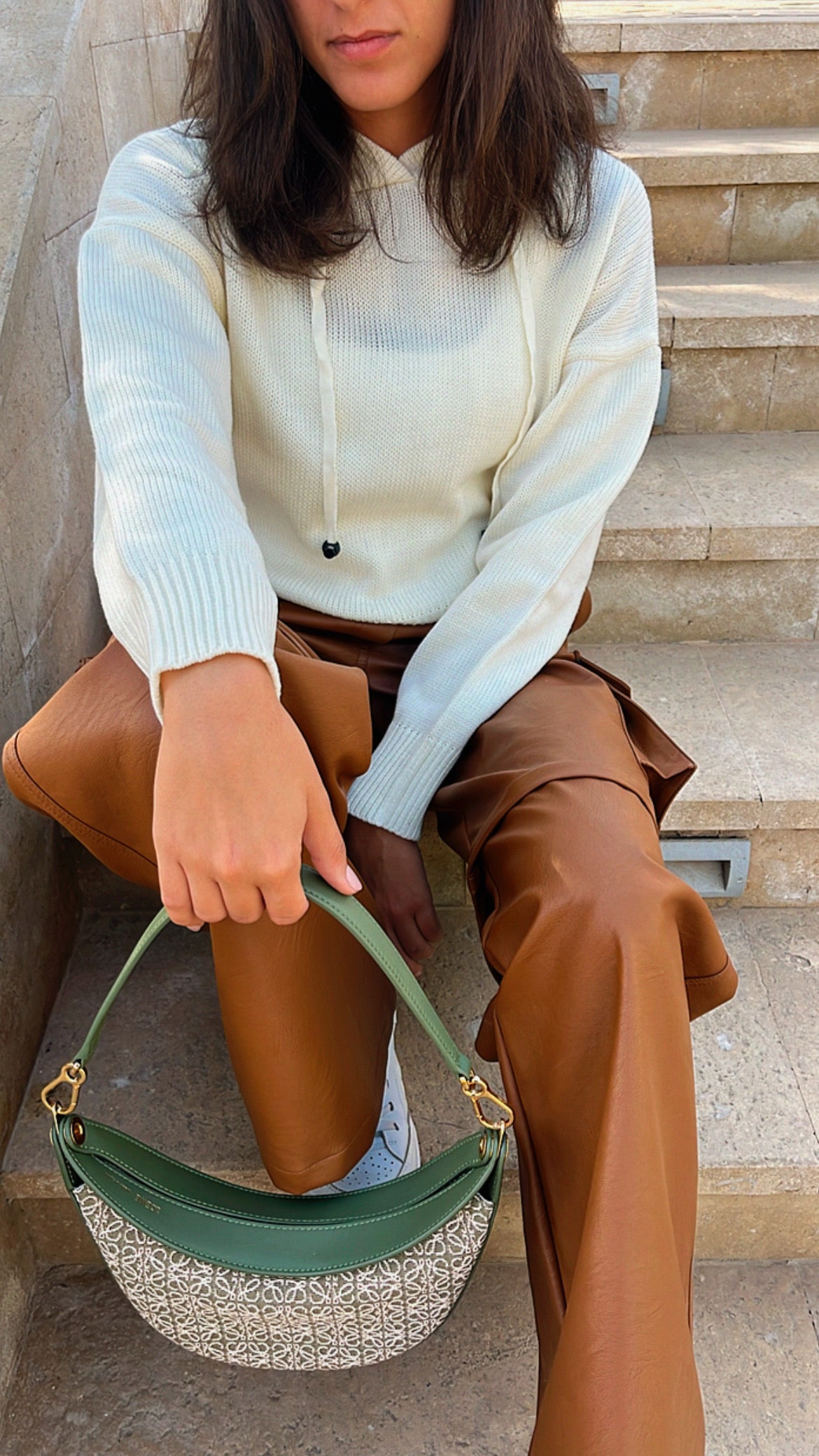 Ivory Hooded Pullover