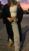 Black Cozy Cardi
