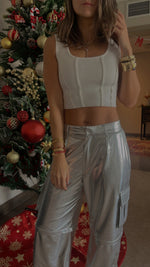 Silver Girl Metallic Cargo
