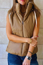 Brown Puffer Vest