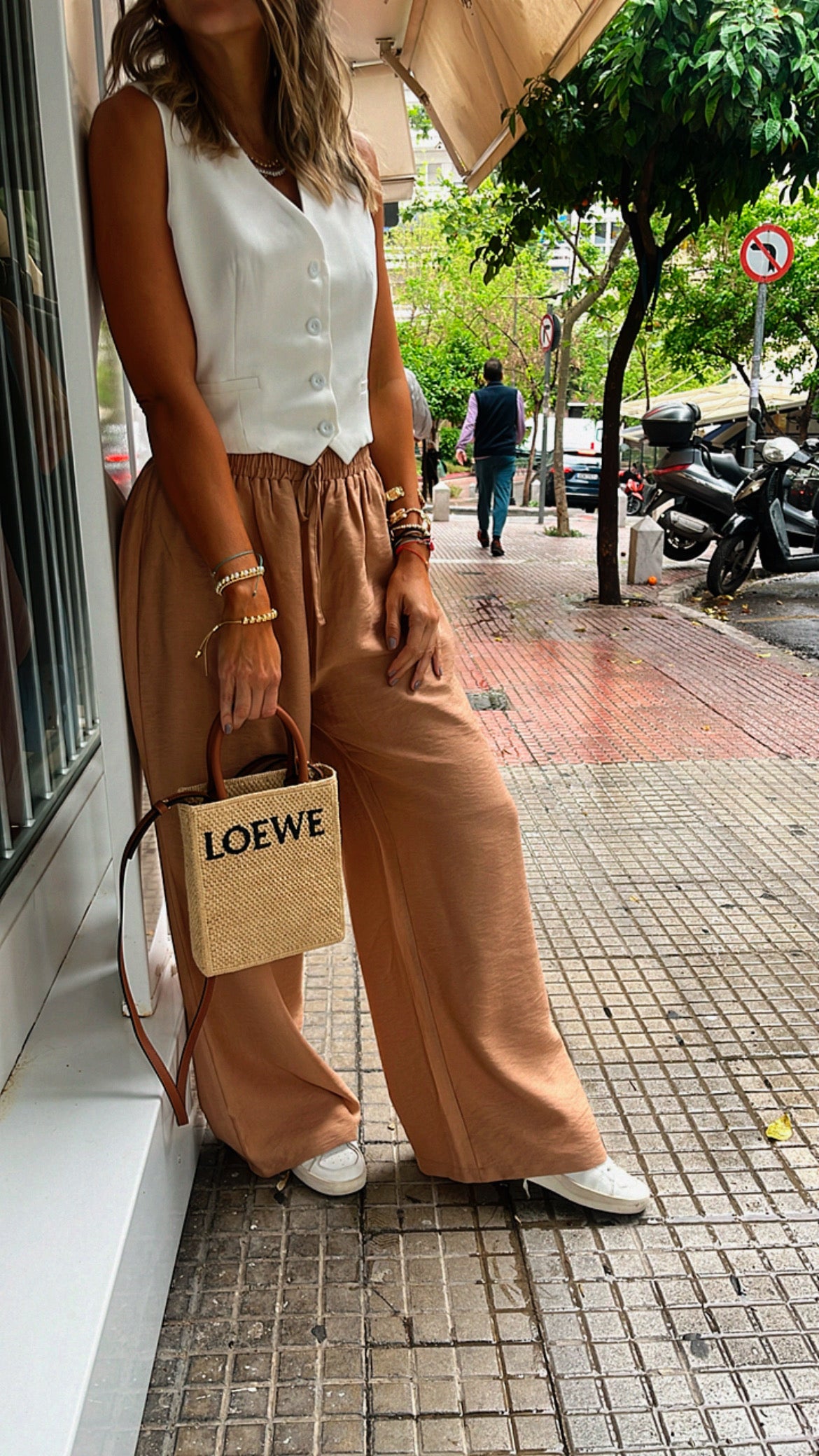 Cafe Essential Linen Pants