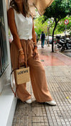 Cafe Essential Linen Pants