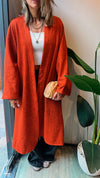 Rust Cozy Cardi