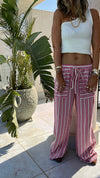 Fuchsia Fisherman Pants