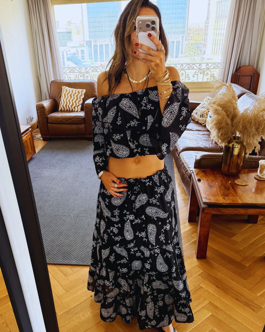 Bandana Flow Skirt