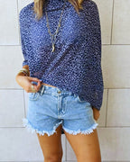 Blue Wild Riviera Poncho