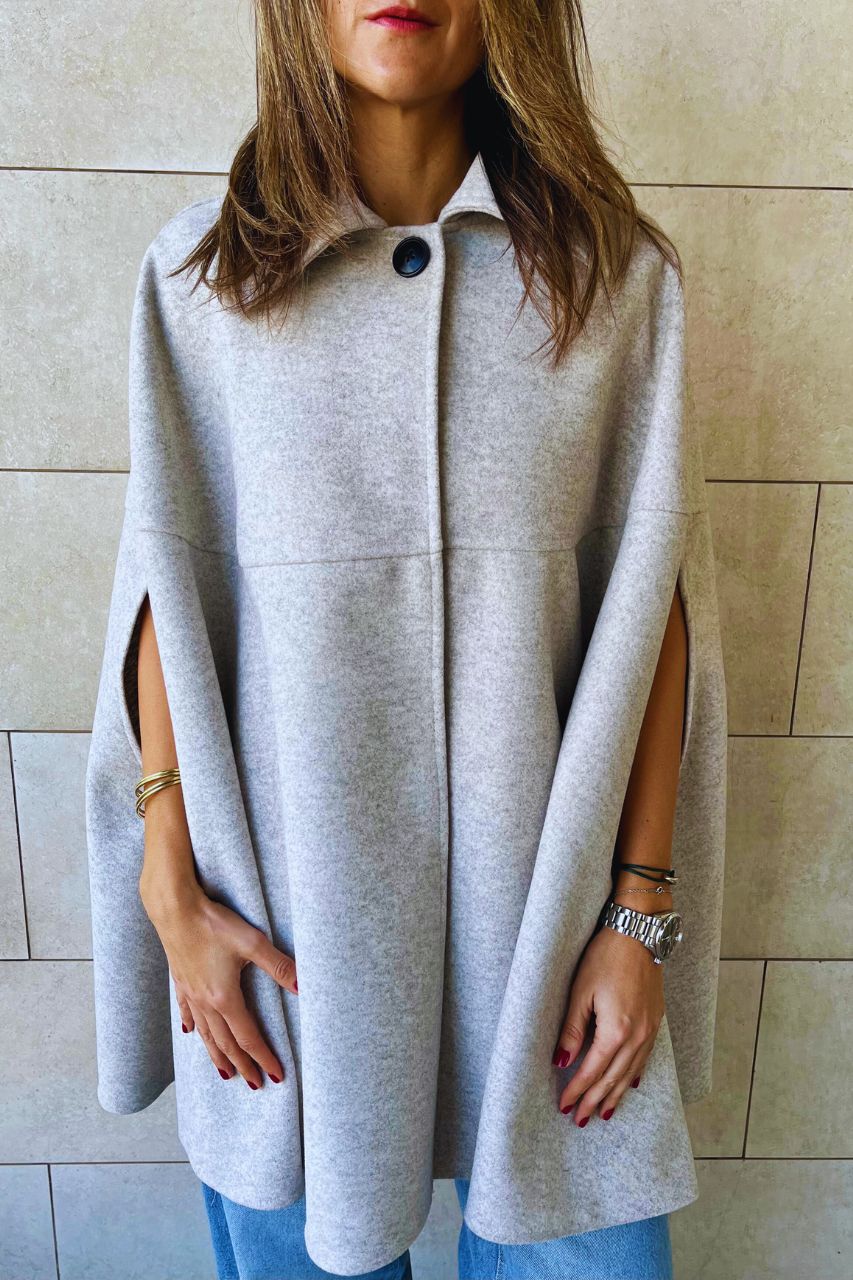 Grey Quiet Confidence Cape