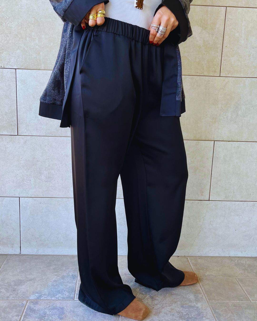 Black Between Moments Pants