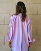 Baby Pink Boyfriend Oxford Shirt