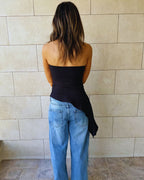 Asymmetrical Crinkle Top