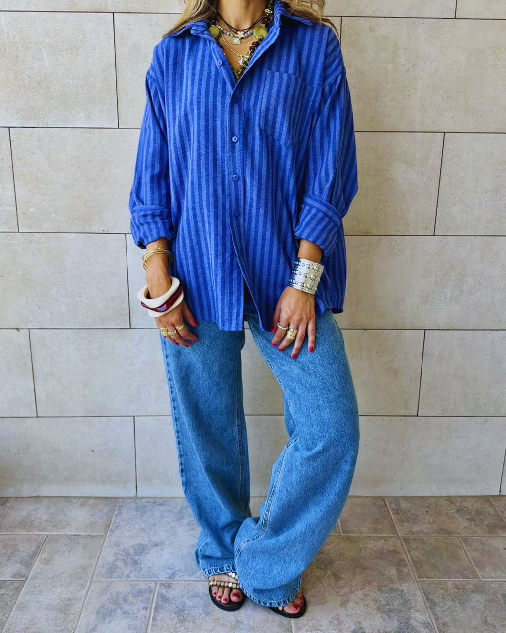 Sapphire Stripe Shirt