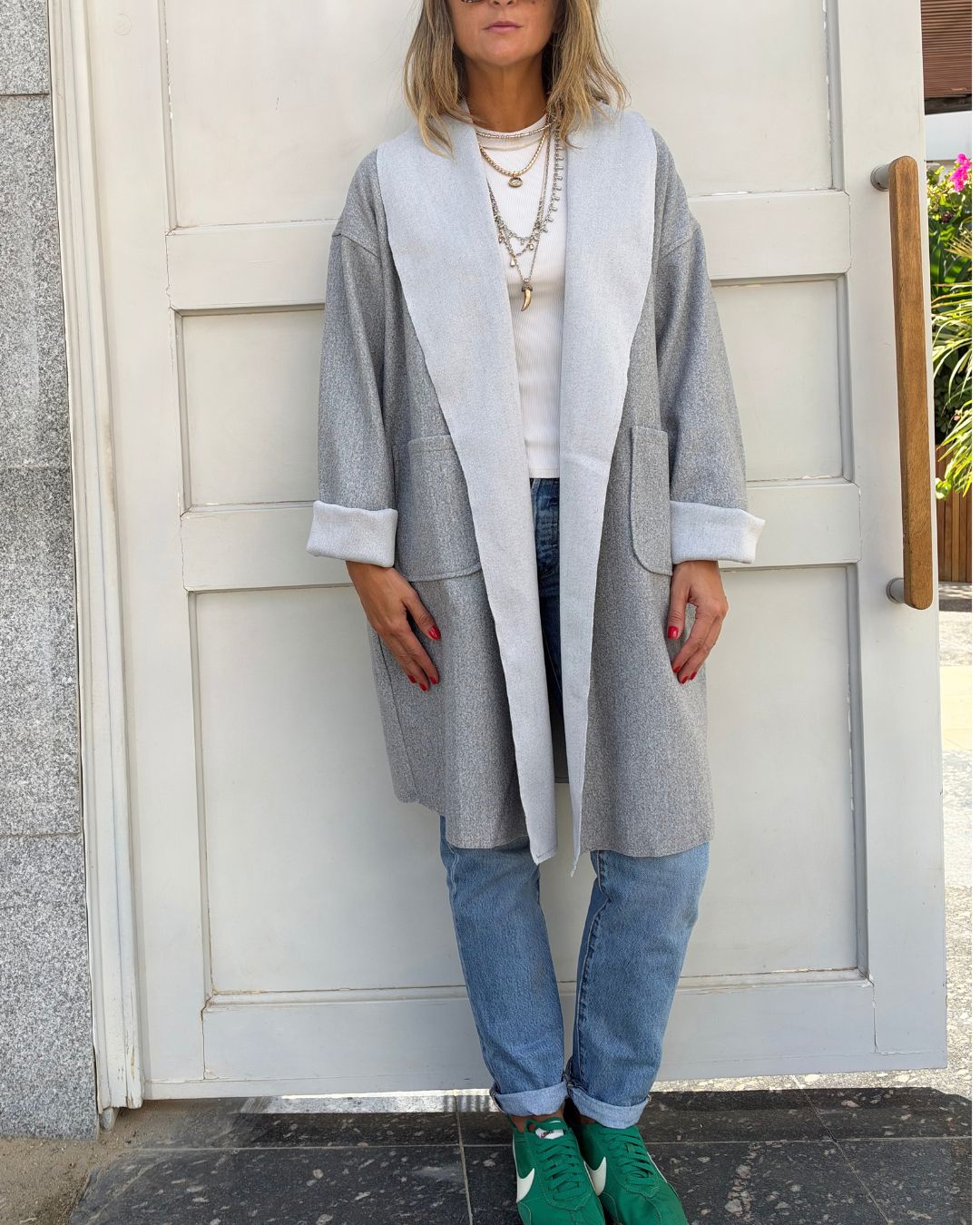 Grey Flip Side Coat