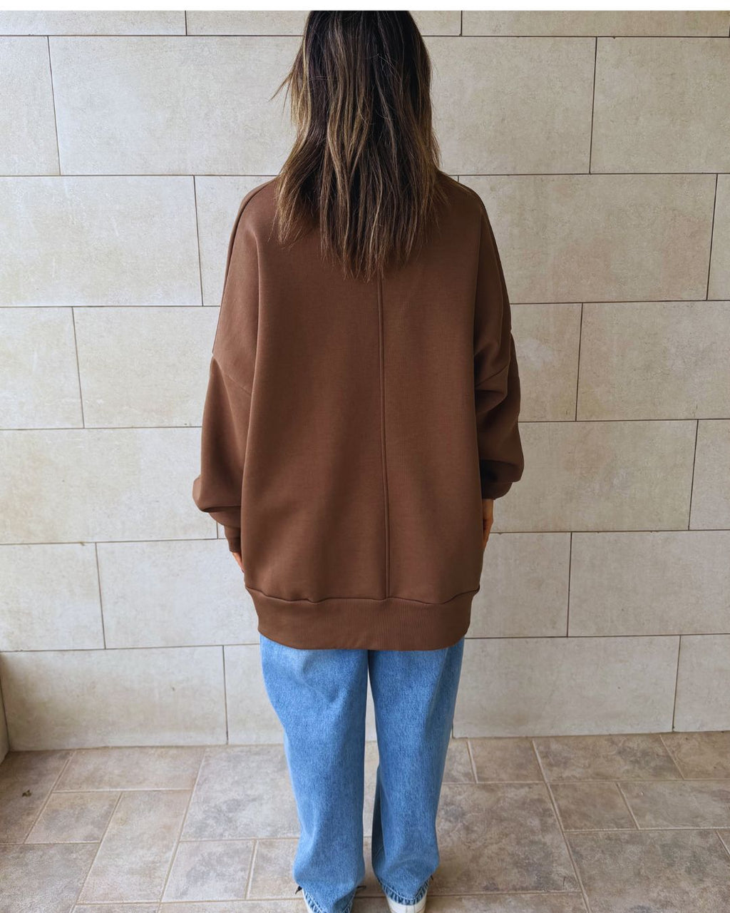 Brown Easy Crew Sweatshirt