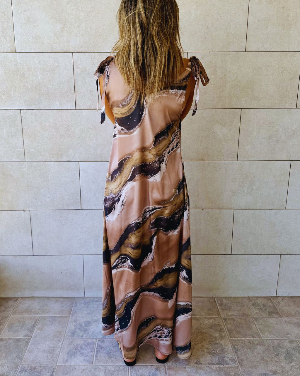 Lucca Tie Shoulder Dress