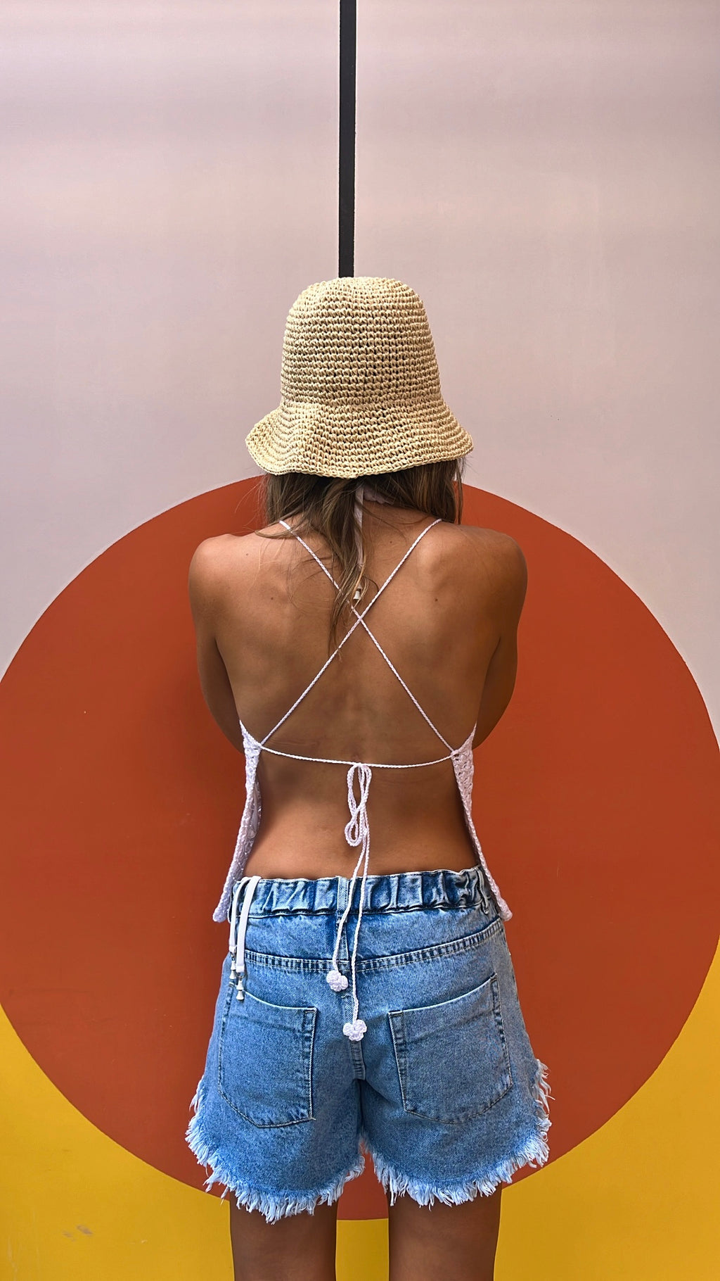 White Butterfly Handmade Crochet Top